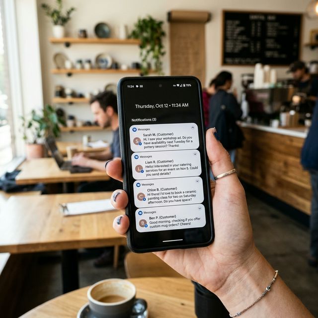 Customer Messages Interface