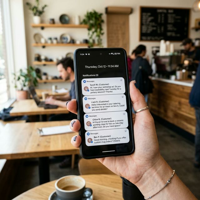 Customer Messages Interface